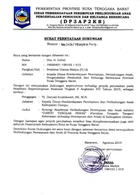 cara stempel yang benar pada surat pernyataan