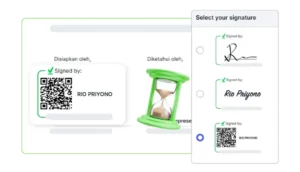 Fitur tanda tangan digital - Barcode