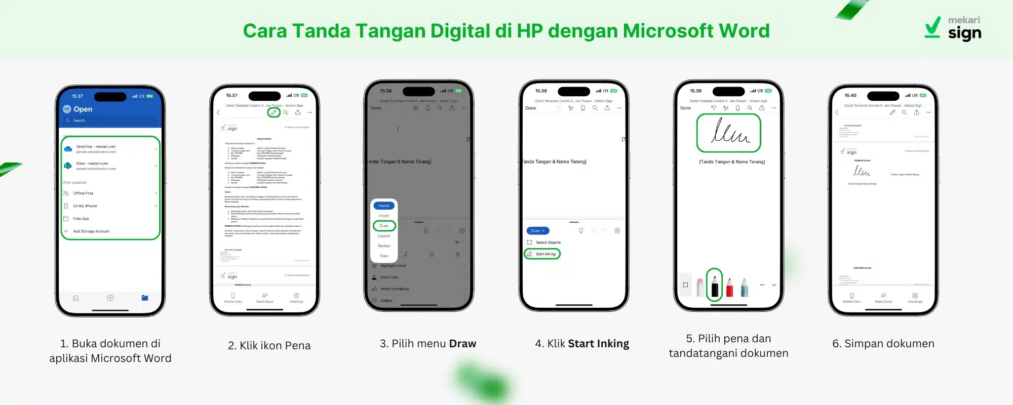 Cara Membuat Tanda Tangan Digital di HP dengan Menggunakan Microsoft Word
