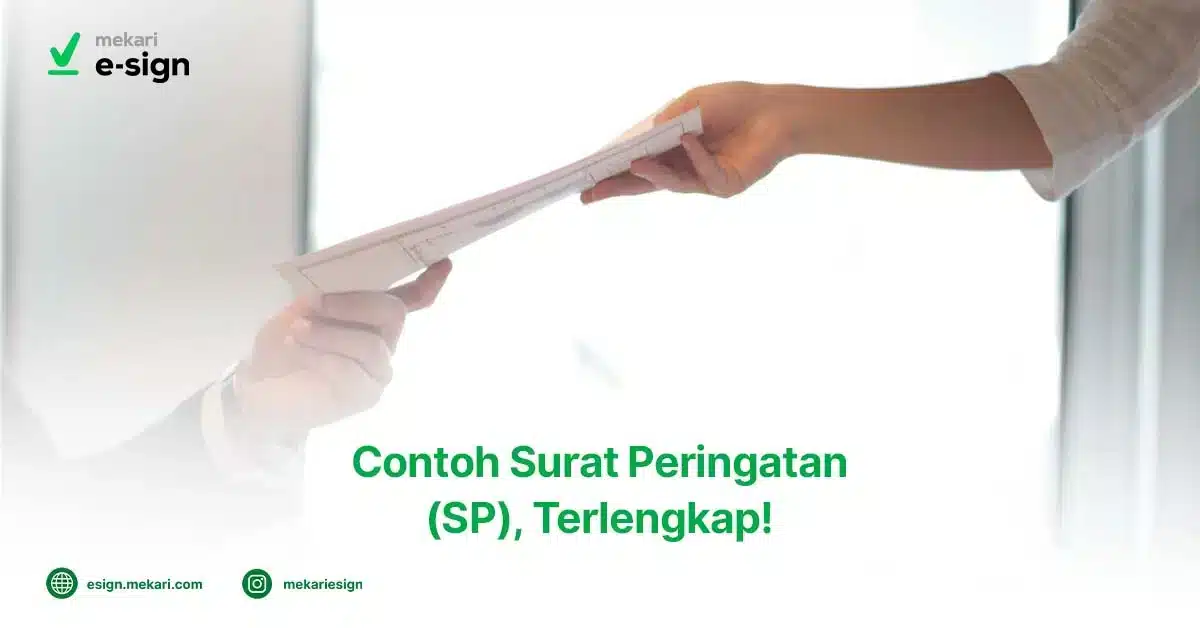 Featured image Contoh Surat Peringatan (SP)