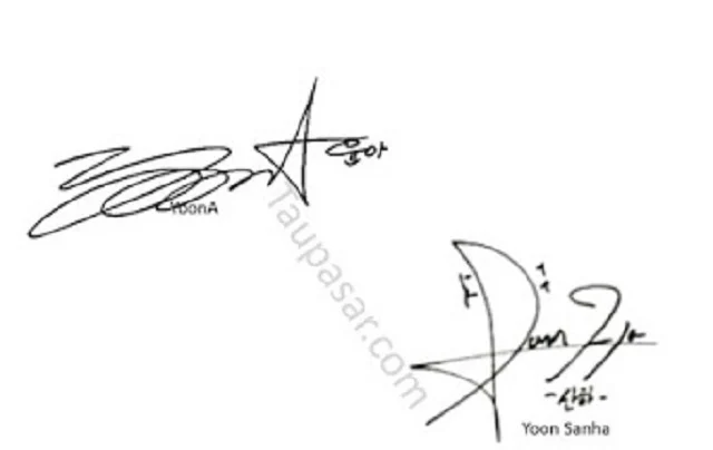 Contoh Tanda Tangan Huruf Z