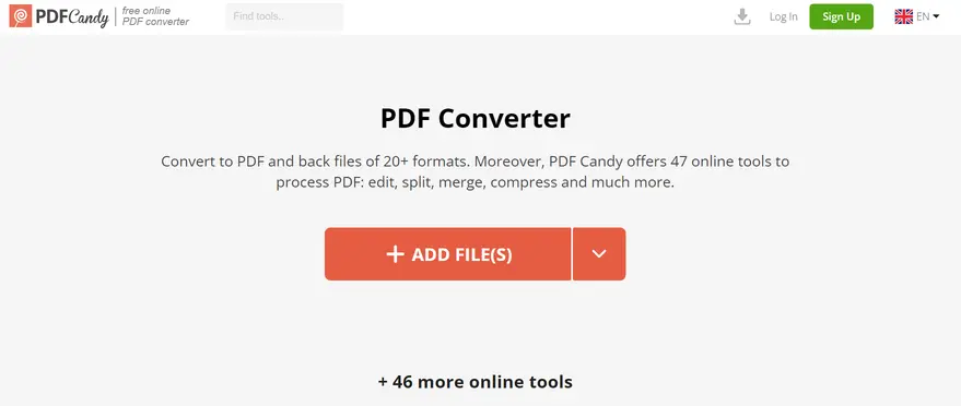 PDF candy merupakan aplikasi untuk tanda tangan di PDF terbaik