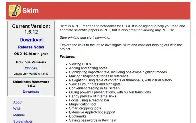 skim merupakan salah satu aplikasi pdf gratis terbaik di mac os