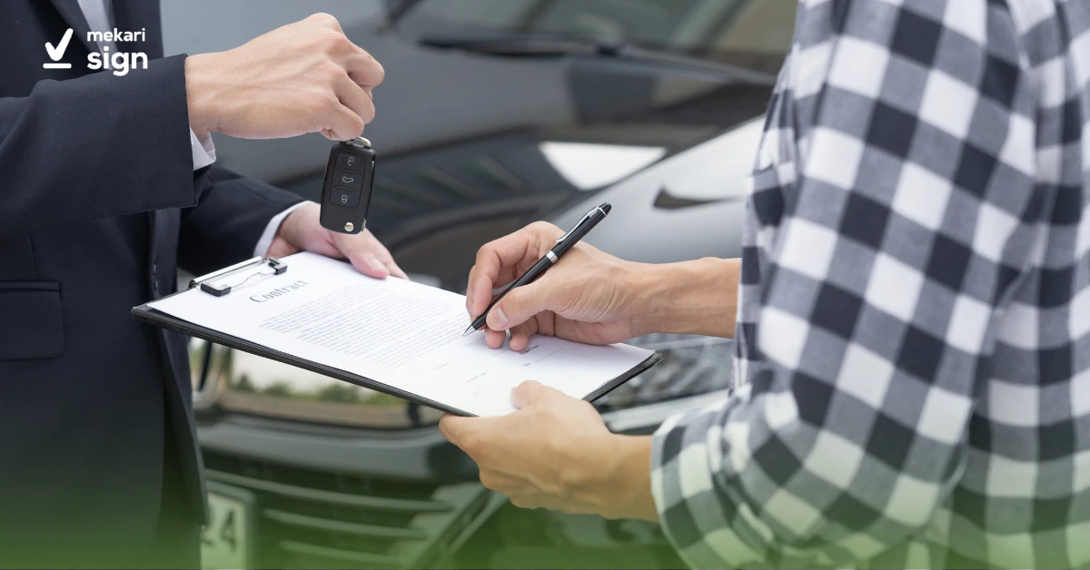 apa itu, contoh, format, dan fungsi surat perjanjian jual beli mobil