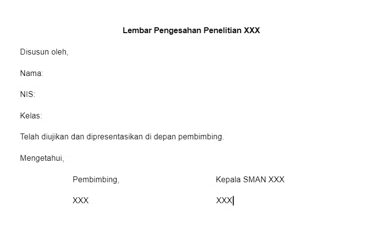 Lembar Pengesahan Penelitian 1
