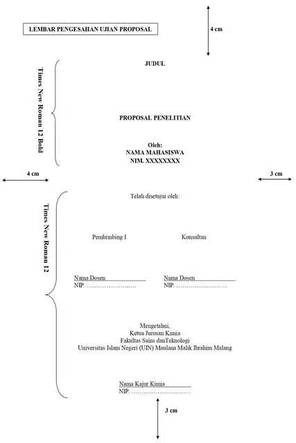 Lembar Pengesahan Proposal