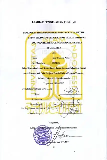 Lembar Pengesahan Skripsi 1