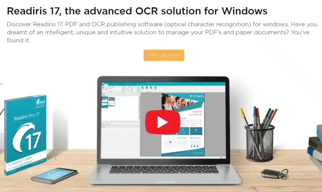 readiris aplikasi untuk scan dokumen di PC