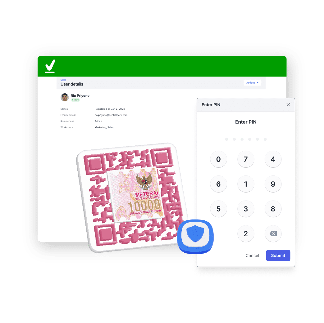 Digital stamp duty reduce document falsification