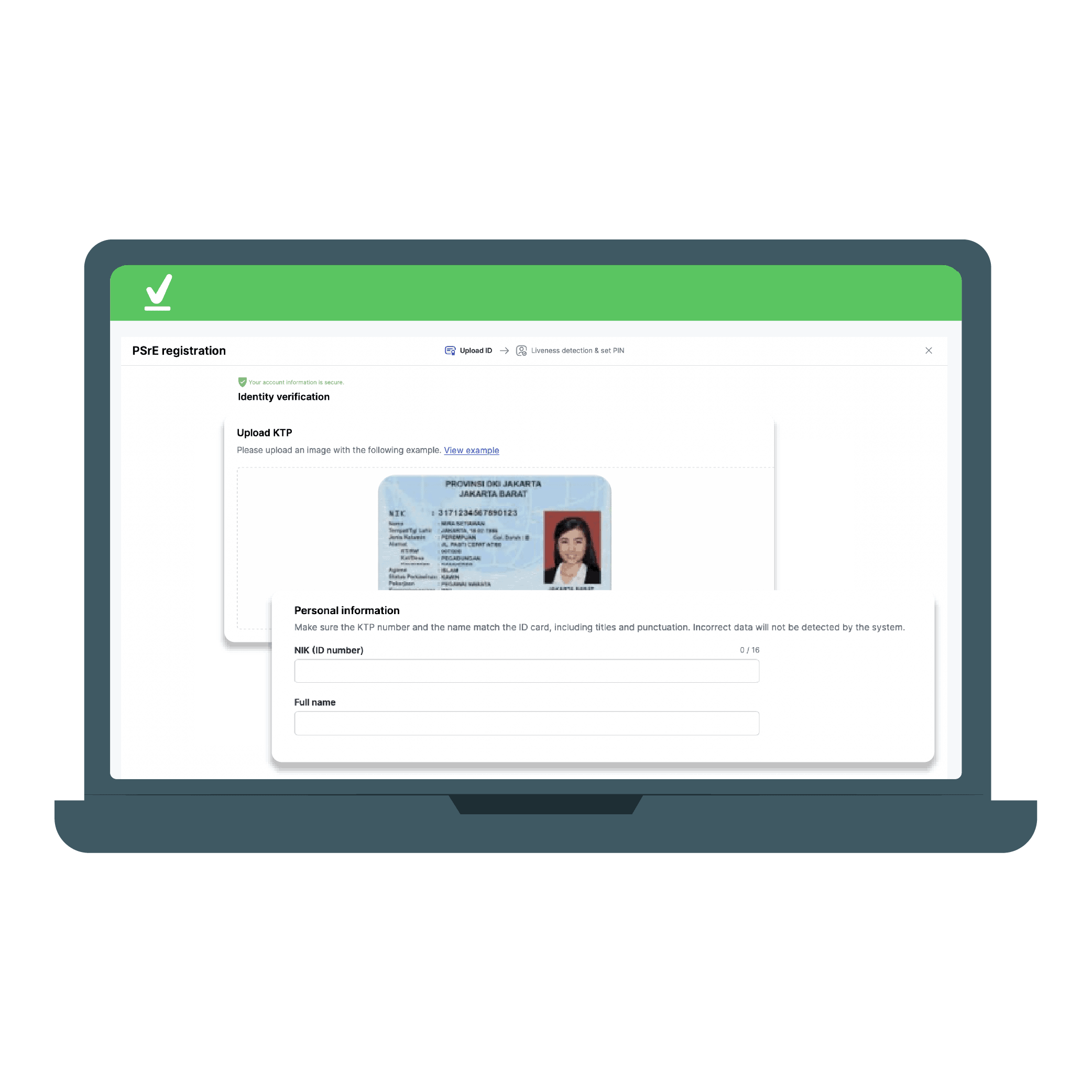 step 1 Electronic Signature