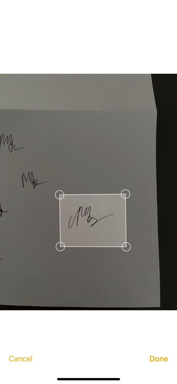 cara scan tanda tangan di iPhone melalui notes