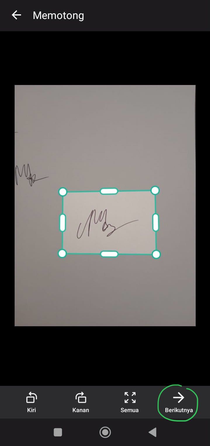 cara scan tanda tangan di android melalui aplikasi camscanner