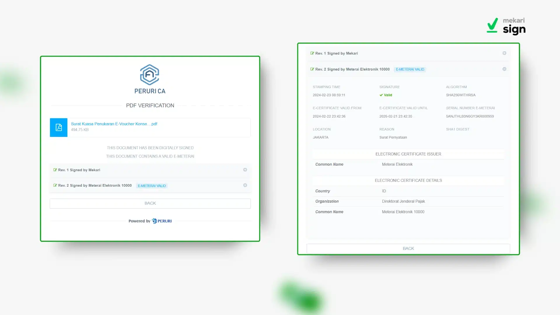 Step 3 Cara Cek Keaslian e-Meterai di Verification Peruri