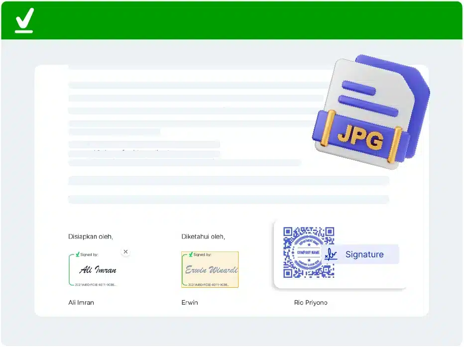 JPG signature on Mekari Sign