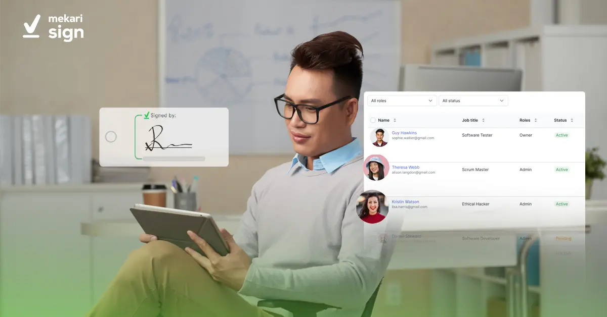 Product Update Fitur User Management Mekari Sign