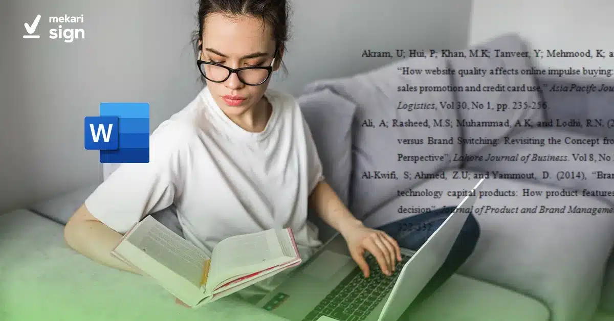 Cara Membuat Daftar Pustaka di Word