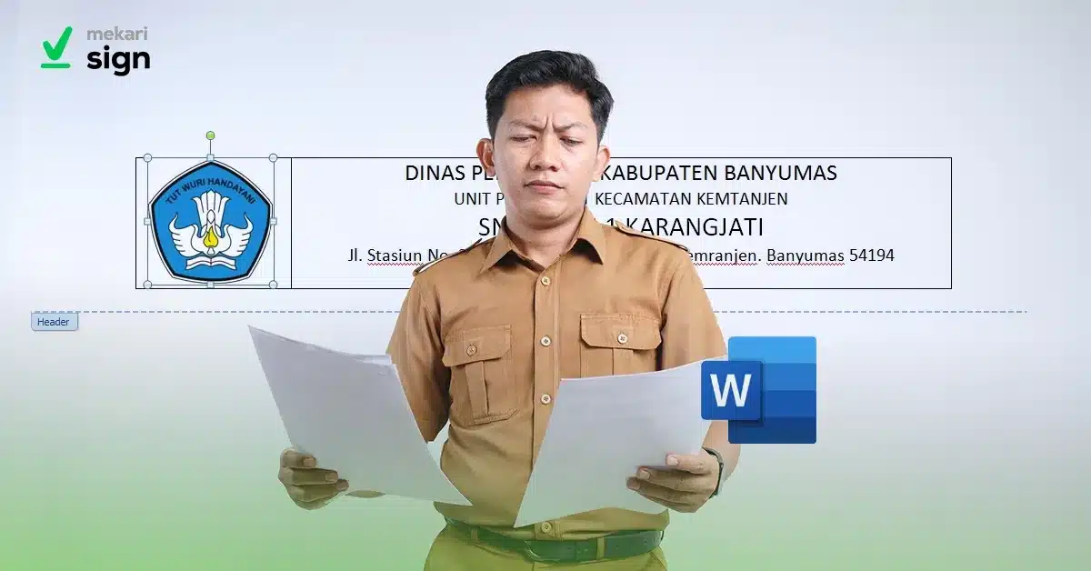 Cara Membuat Kop Surat di Word