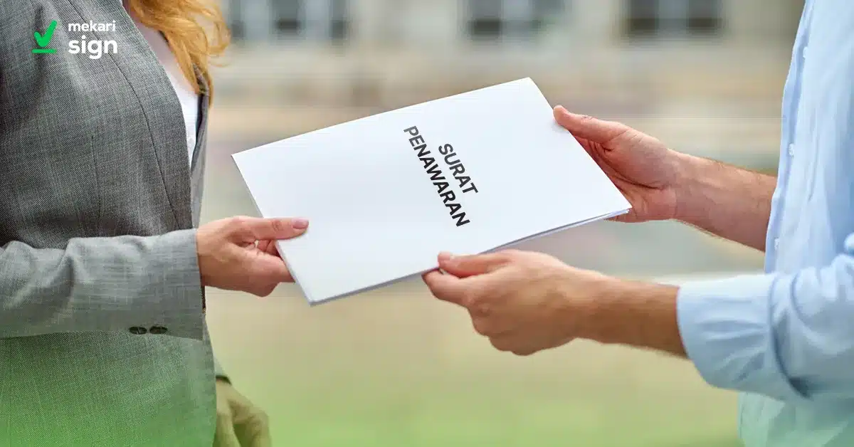 Apa Itu Surat Penawaran