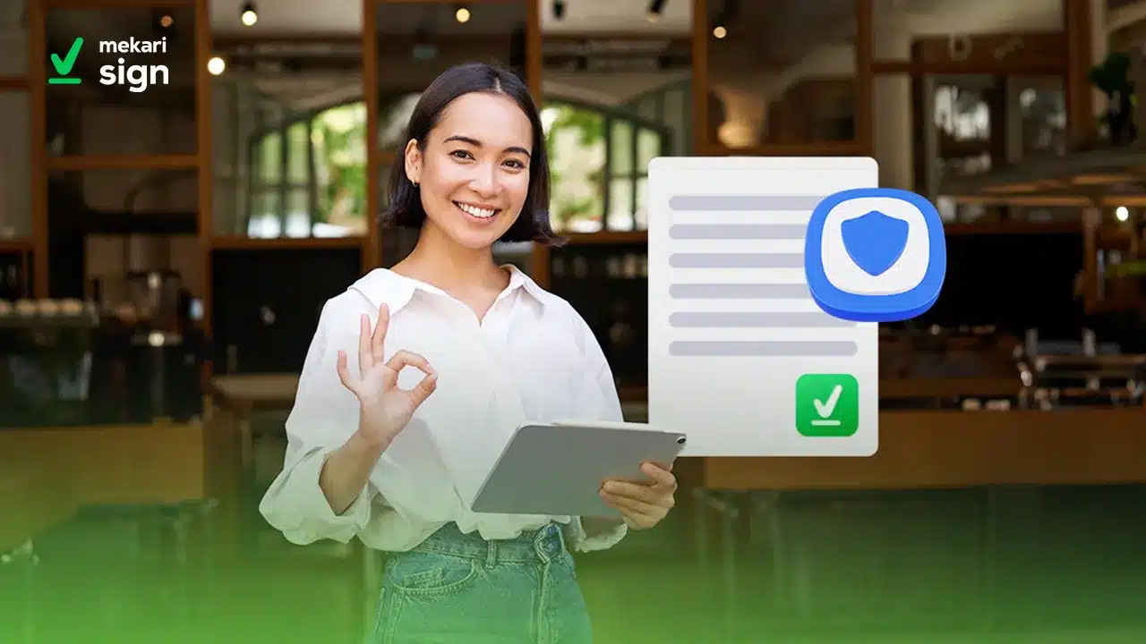 Digital signature adalah metode otentikasi dokumen secara elektronik dengan tingkat keamanan tinggi