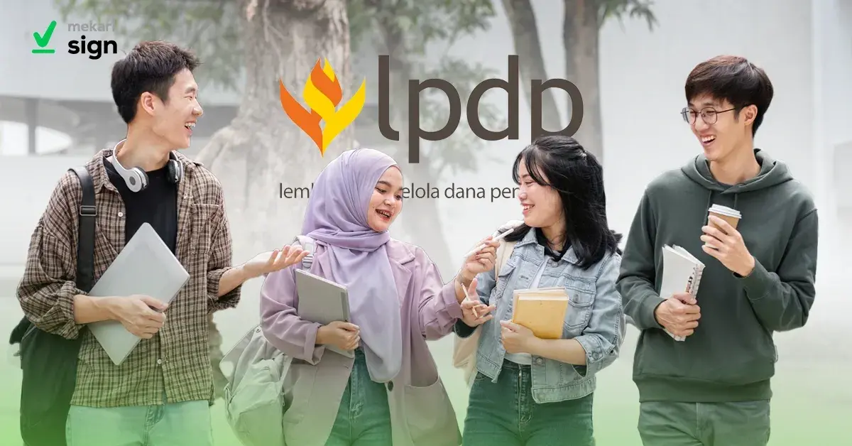 Featured Image Cara Daftar Beasiswa LPDP - Mekari Sign